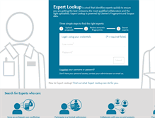 Tablet Screenshot of expertlookup.com